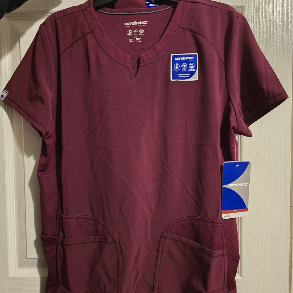 Scrubstar Burgandy Set